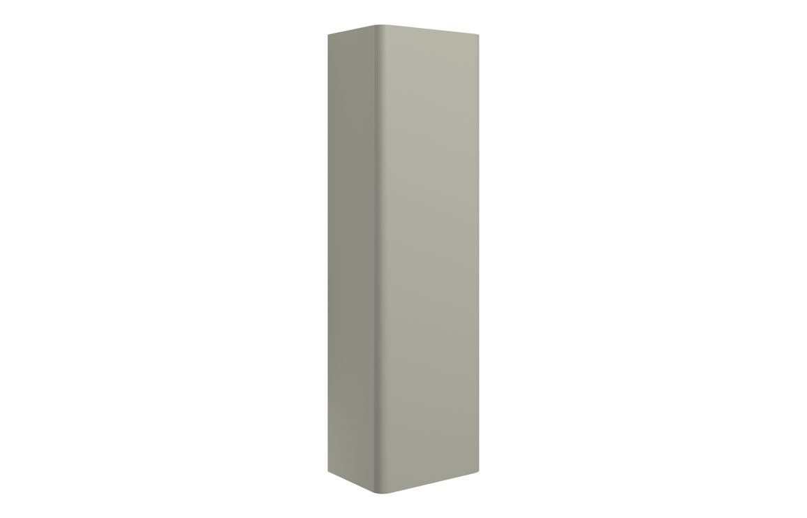 Coupe 350mm Wall Hung 1 Door Tall Unit - Matt Latte