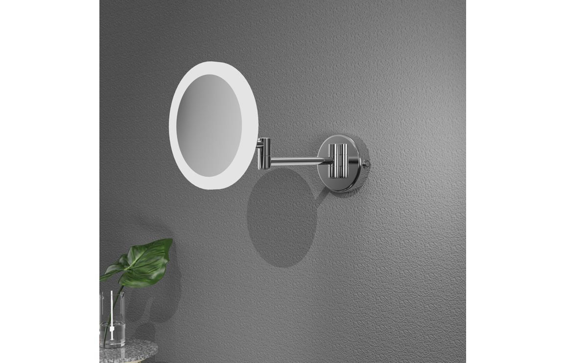 Aughton Round LED Cosmetic Mirror - Frameless