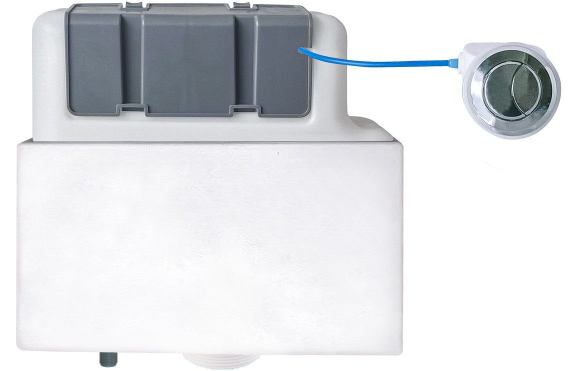 Brochall 1100mm Furniture & BTW WC Pack - White Gloss (RH)