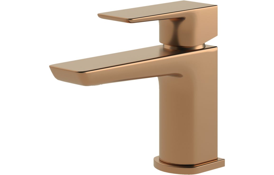 Harrogate Basin Mixer & Waste - Brushed Bronze