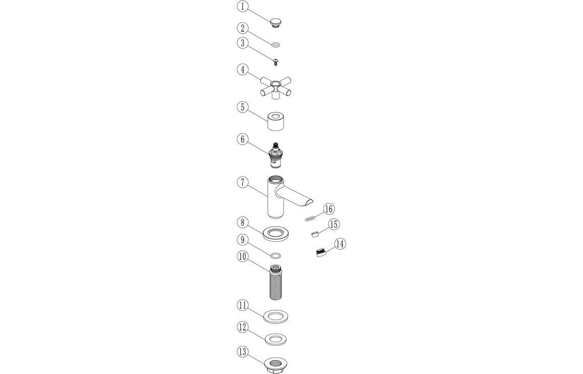 Hornsea Basin Taps - Chrome