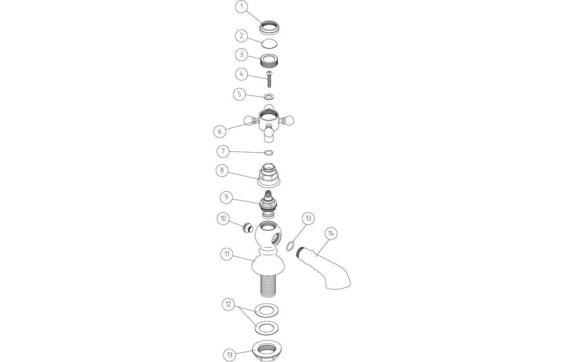 Dodd Basin Pillar Taps - Chrome