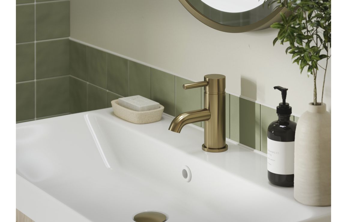Goole Tall Basin Mixer - Brushed Bronze