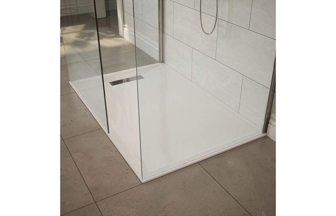 25mm Linear 1500x800mm Slim Rectangular Tray & Waste