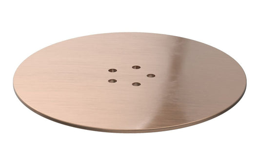 Low Profile Tray Waste Cover - Brushed Bronze