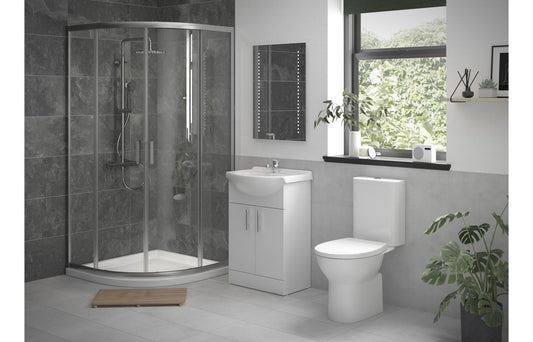 Buckshaw Full Suite with 900mm 2 Door Easy-Fit Quadrant & Tray