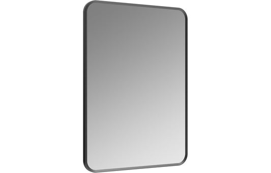 Poulton 600x800mm Rectangle Mirror - Matt Black