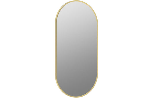 Poulton 800x400mm Oblong Mirror - Brushed Brass