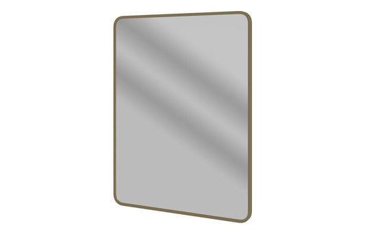 Poulton 600x800mm Rectangle Mirror - Brushed Bronze
