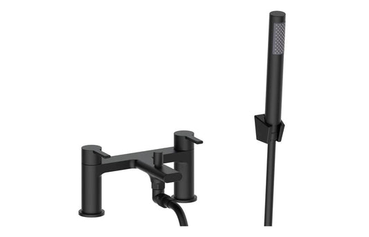 Louise Bath/Shower Mixer - Matt Black