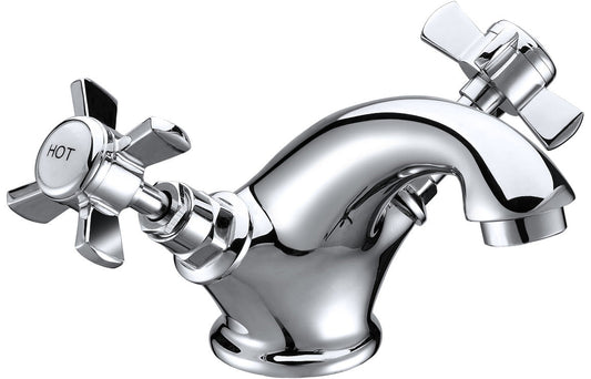 Oswaldtwistle Basin Mixer & Waste - Chrome