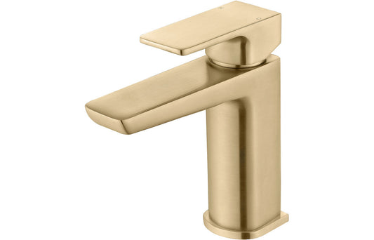 Harrogate Basin Mixer & Waste - Brushed Brass