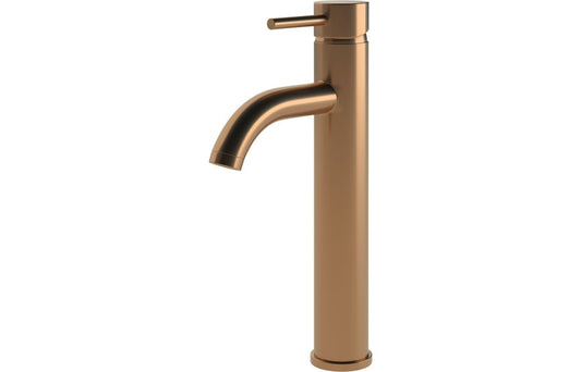 Goole Tall Basin Mixer - Brushed Bronze