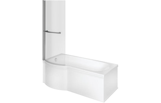Stoop P Shape SUPERCAST 1700x850x560mm 0TH Shower Bath Pack (LH)